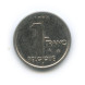 1 франк 1994-2001 года Бельгия, надпись на французском XF (из обращения)