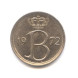25 сантимов 1964-1975 годов Бельгия, Надпись на французском - 'BELGIQUE' (из обращения)