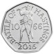 50 пенсов 950 лет Битве при Гастингсе 2019 год, UNC