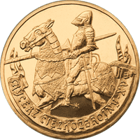 2 злотых Рыцарь XV в., 2007 г. UNC
