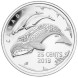 25 центов Жизнь на севере, Киты 2013 г., Канада, UNC матовая