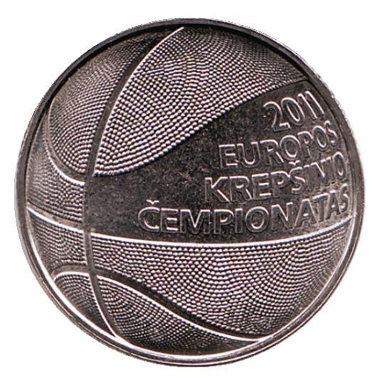 1 лит Чемпионат Европы по баскетболу, Литва 2011 год UNC (холдер)