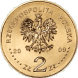 2 злотых Енджеюв 2009 г. UNC
