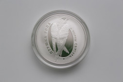 10 рублей Чёрный стриж 2012 г., Proof, серебро Ag