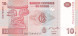 10 франков Конго 2003 года UNC