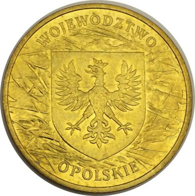 2 злотых Опольское воеводство 2004 г. UNC