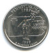 25 центов Пенсильвания №2 (1999 г.) P unc