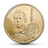 2 злотых 100 лет со дня рождения Яна Карского 2014 г. UNC