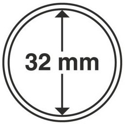 Капсула для монет 32 мм. Россия