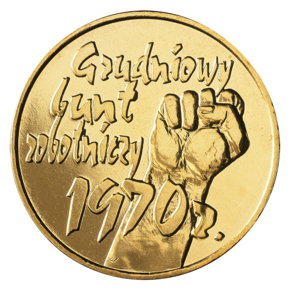 2 злотых 30-летие Декабря 1970, 2000 г. UNC