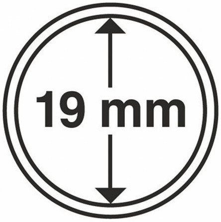 Капсула для монет 19 мм. Россия