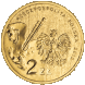 2 злотых Петр Михайловский 2012 г. UNC
