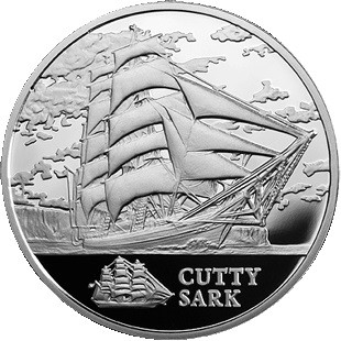 1 рубль Катти Сарк (Сutty Sark), 2011 г. bUNC