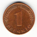 1 пфенниг 1977 года ФРГ, XF (из обращения) D