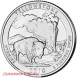 25 центов Йеллоустонский национальный парк №2 (2010 г.) D unc