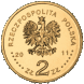 2 злотых Калиш 2011 г. UNC
