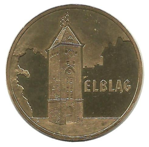 2 злотых Замок Эльблонг 2006 г. UNC