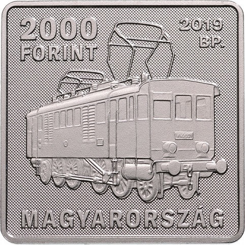2000 форинтов 150 лет со дня рождения Кальмана Кандо, Венгрия 2019 г., UNC