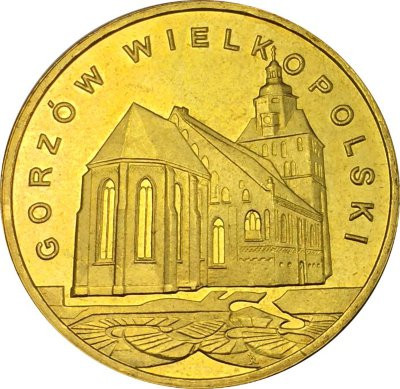 2 злотых Гожув-Велькопольский 2007 г. UNC