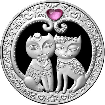 20 рублей Моя любовь 2011 г., серебро, proof