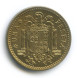 1 песета 1975 года Испания, XF (из обращения)