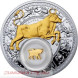 20 рублей Телец 2013 год, Taurus. 2013, серебро Ag