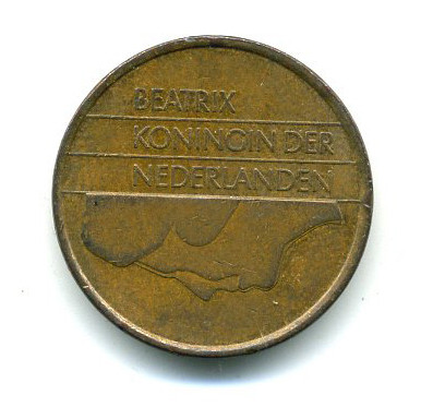 5 центов 1993 года Нидерланды, XF (из обращения)