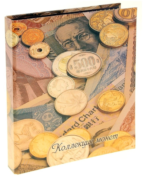 Альбом ламинированный для монет, без листов. (Коллекция Монет)