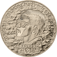 2 злотых Кшиштоф Комеда 2010 г. UNC