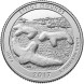 25 центов Национальный памятник Эффиджи-Маундз №36 P unc