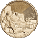 2 злотых Грюнвальдская битва 2010 г. UNC